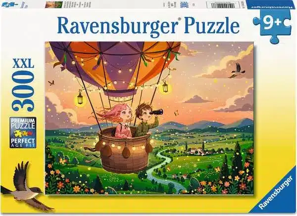 Ravensburger Børnepuslespil – Hyggelig tur i solnedgangen 300 brikker XXL