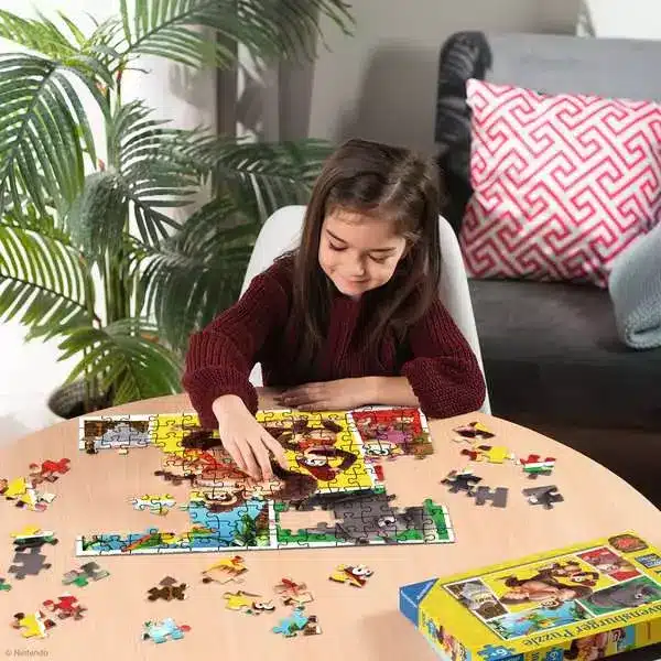 Ravensburger Børnepuslespil – Donkey Kong: Aberne er stukket af! 100 brikker XXL - Billede 3