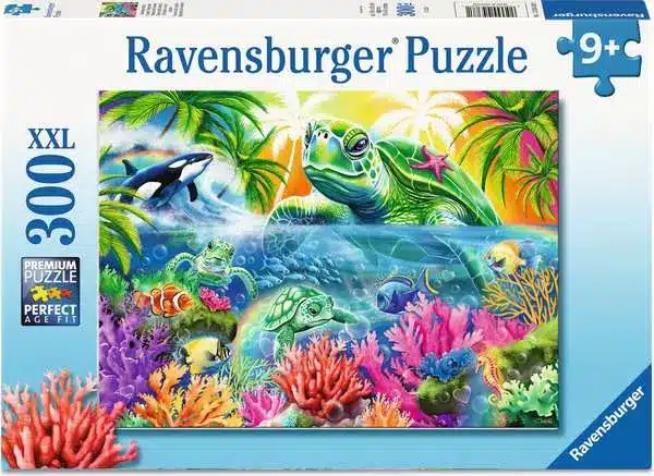 Ravensburger Børnepuslespil – Havets skatte 300 brikker XXL