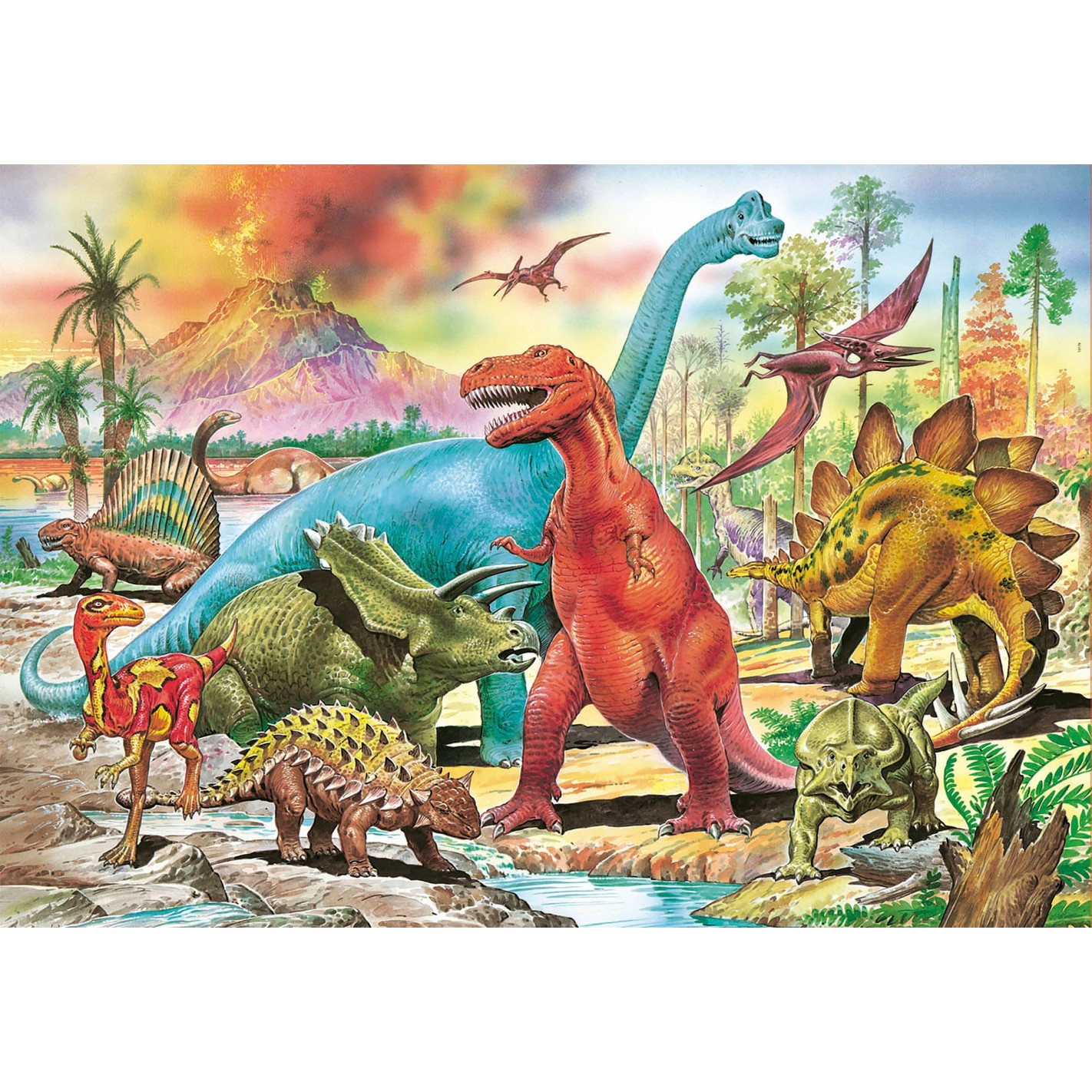 Educa Børnepuslespil – Dinosaurer 100 brikker - Billede 2
