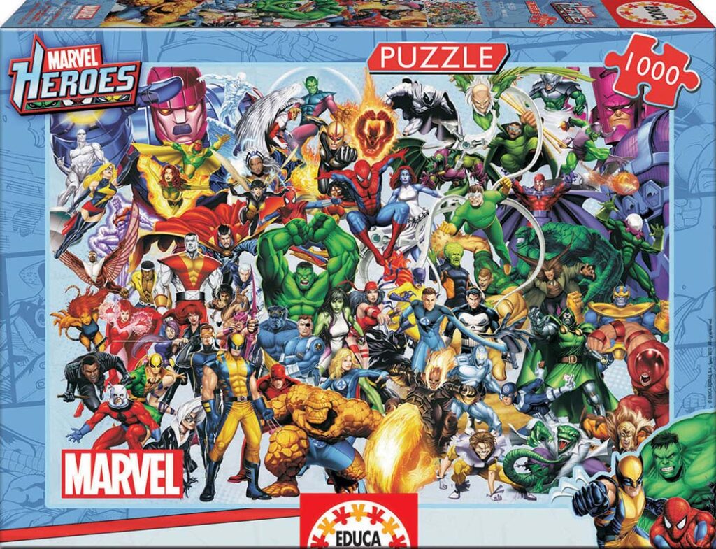 Educa Puslespil – Marvels Helte 1000 Brikker