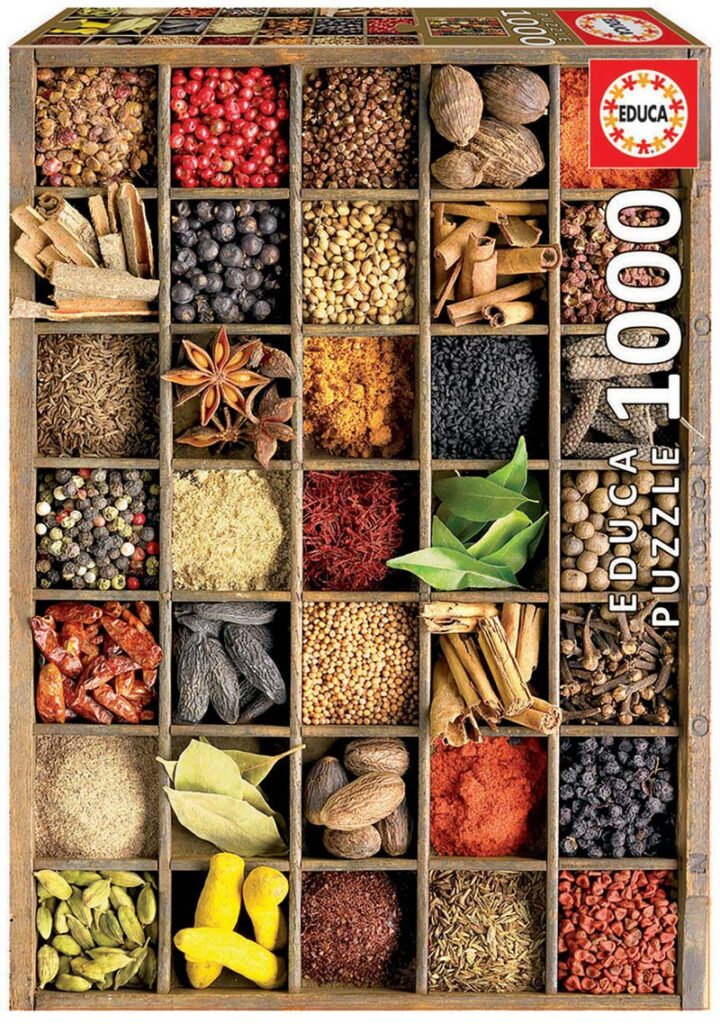 Educa Puslespil – Krydderikollage 1000 Brikker