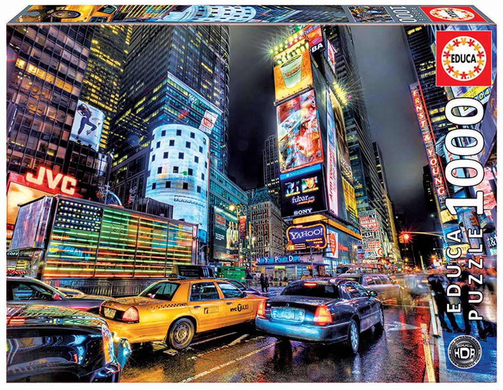 Educa Puslespil – Times Square, New York 1000 Brikker