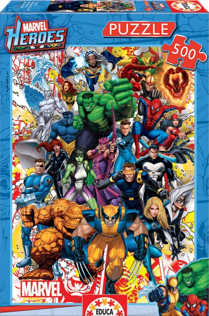Educa Puslespil – Marvel Helte 500 Brikker
