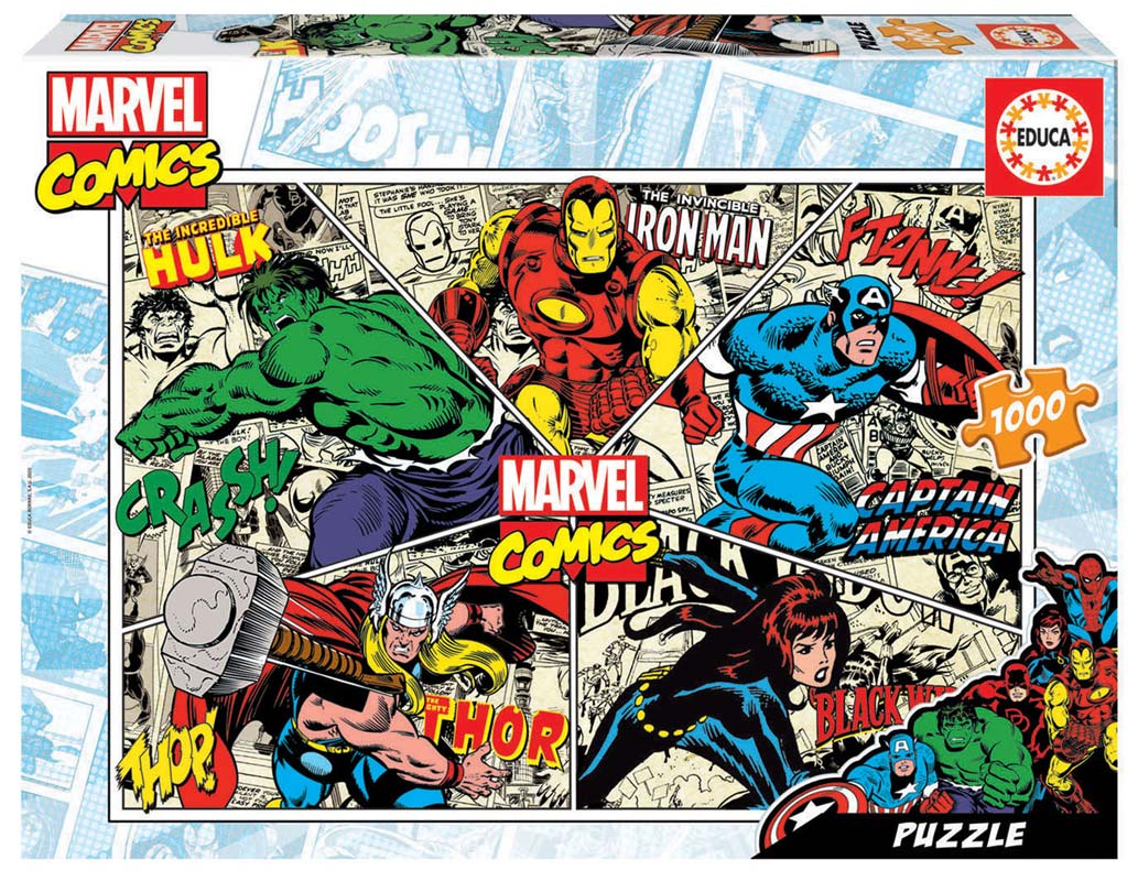 Educa Puslespil – Marvel Comics 1000 Brikker