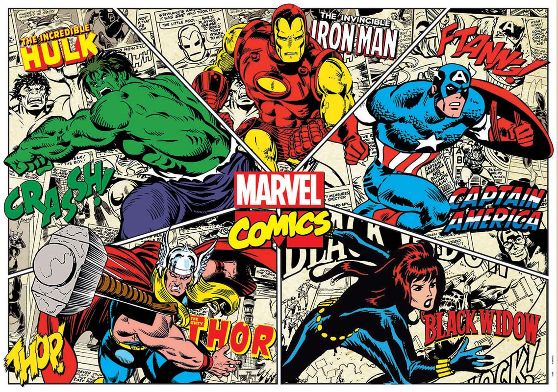 Educa Puslespil – Marvel Comics 1000 Brikker - Billede 2