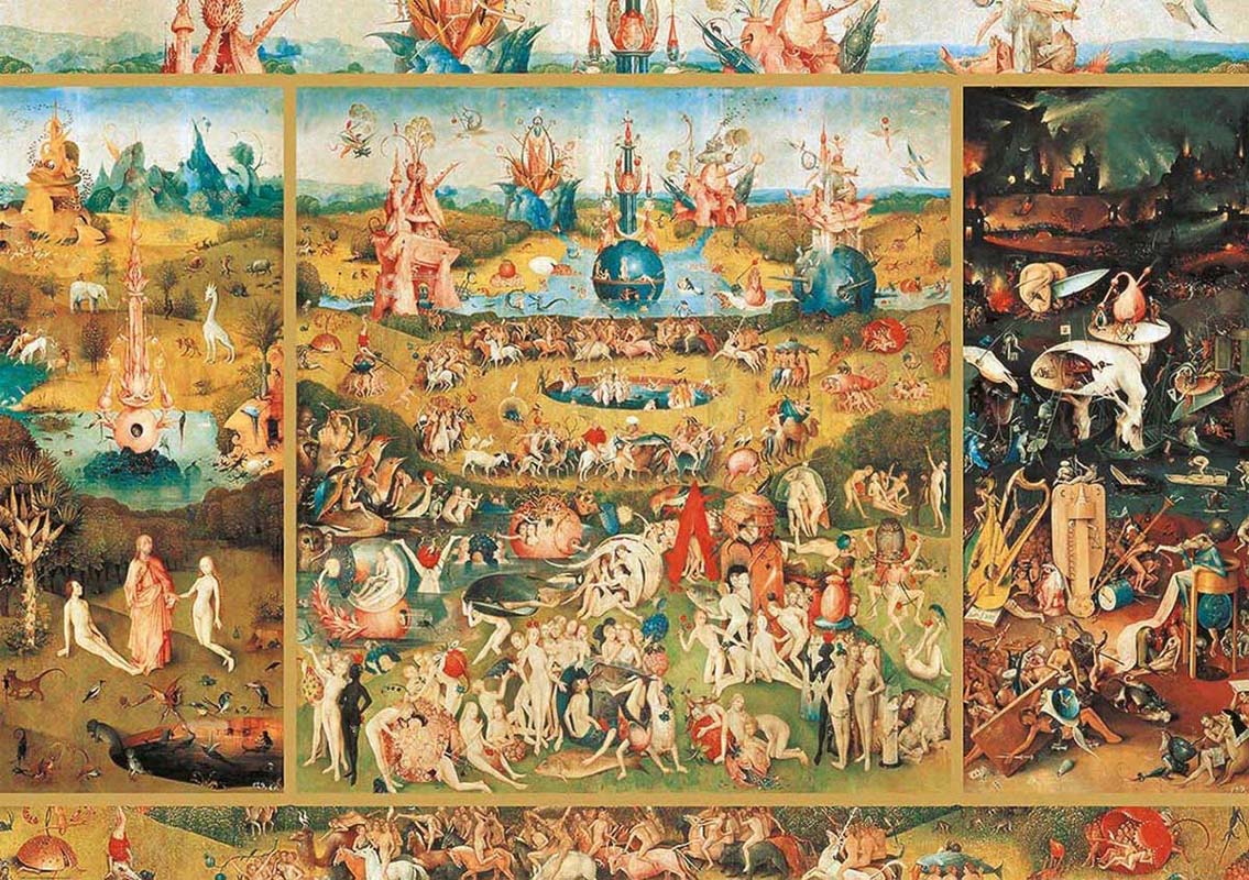 Educa Puslespil – Bosch: Fristelsernes Have 2000 Brikker - Billede 2