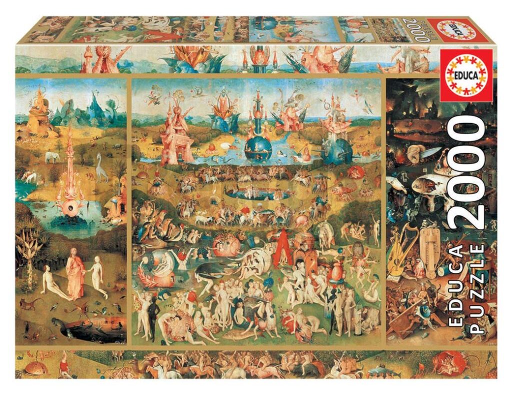 Educa Puslespil – Bosch: Fristelsernes Have 2000 Brikker