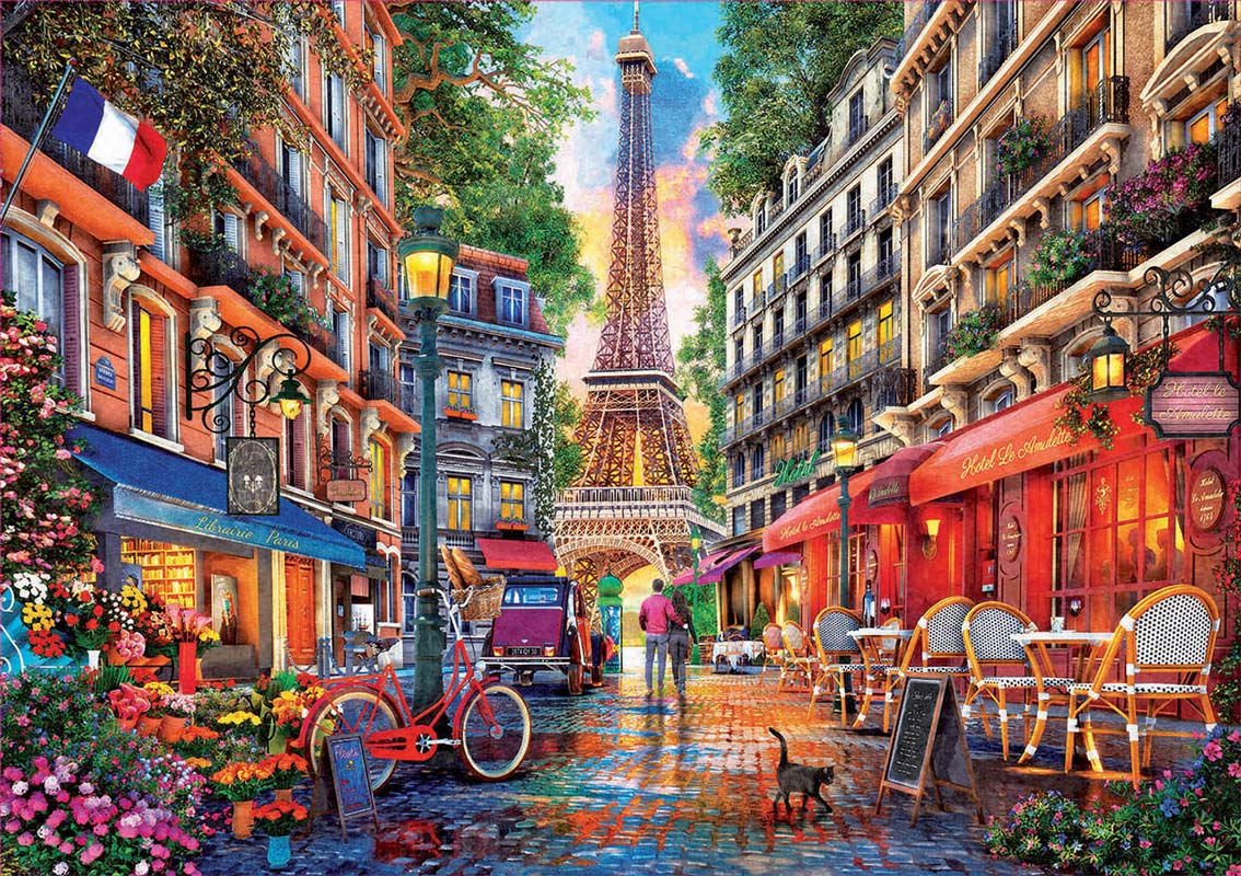 Educa Puslespil – D.Davison: Paris 1000 Brikker - Billede 2