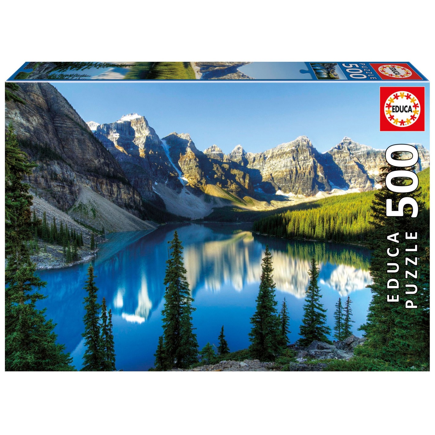 Educa Puslespil – Sø i Alberta, Canada 500 brikker
