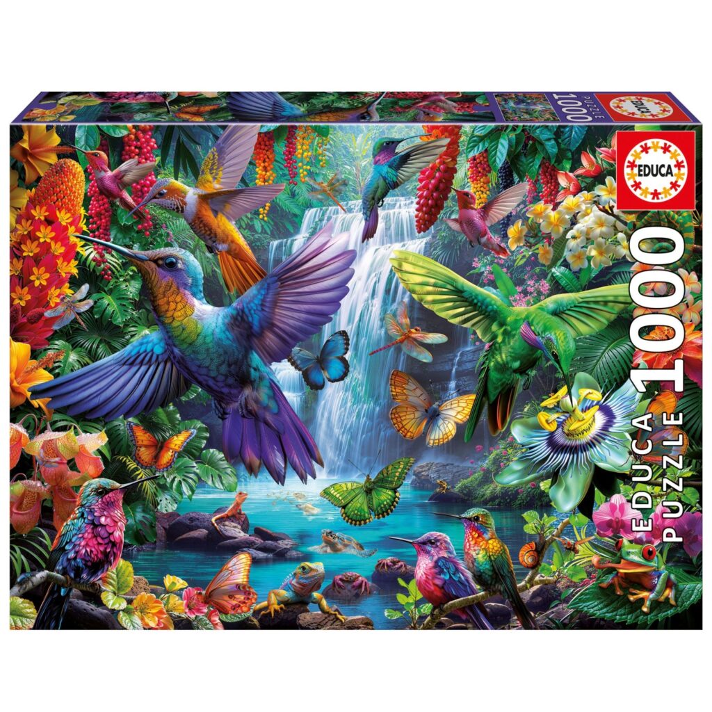 Educa Puslespil – Tropiske Kolibrier 1000 brikker