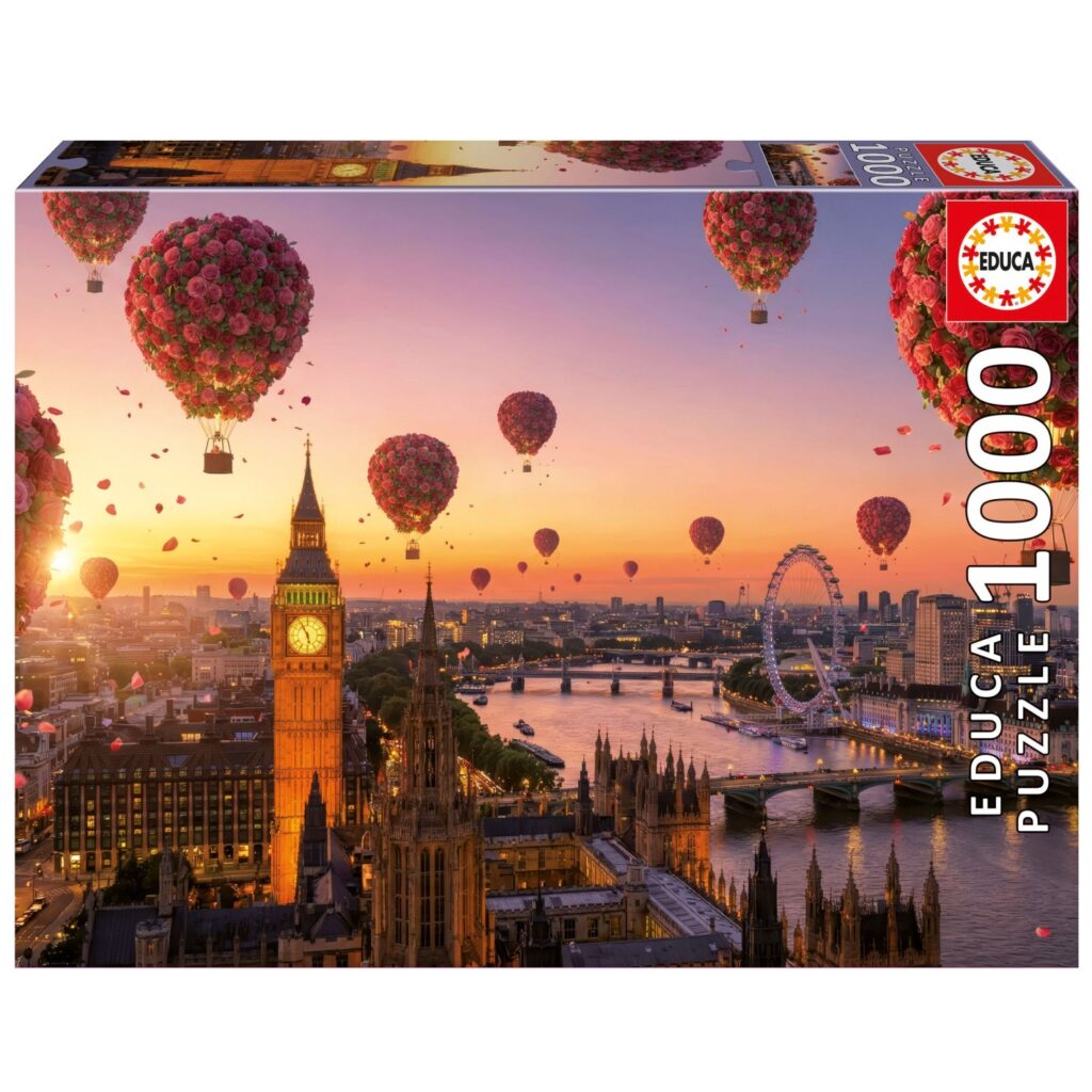 Educa Puslespil – London i blomst 1000 brikker