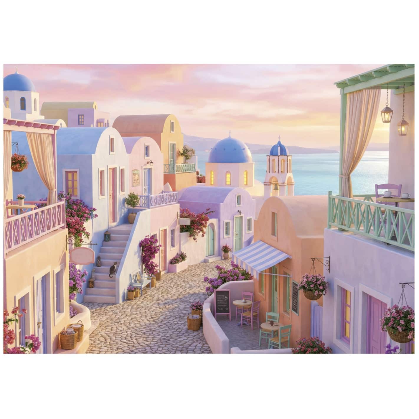 Educa Puslespil – Magiske Santorini 1000 brikker - Billede 2