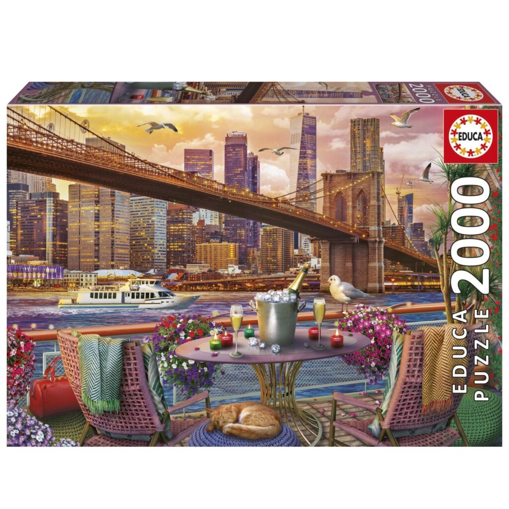 Educa Puslespil – Romantik i New York 2000 brikker
