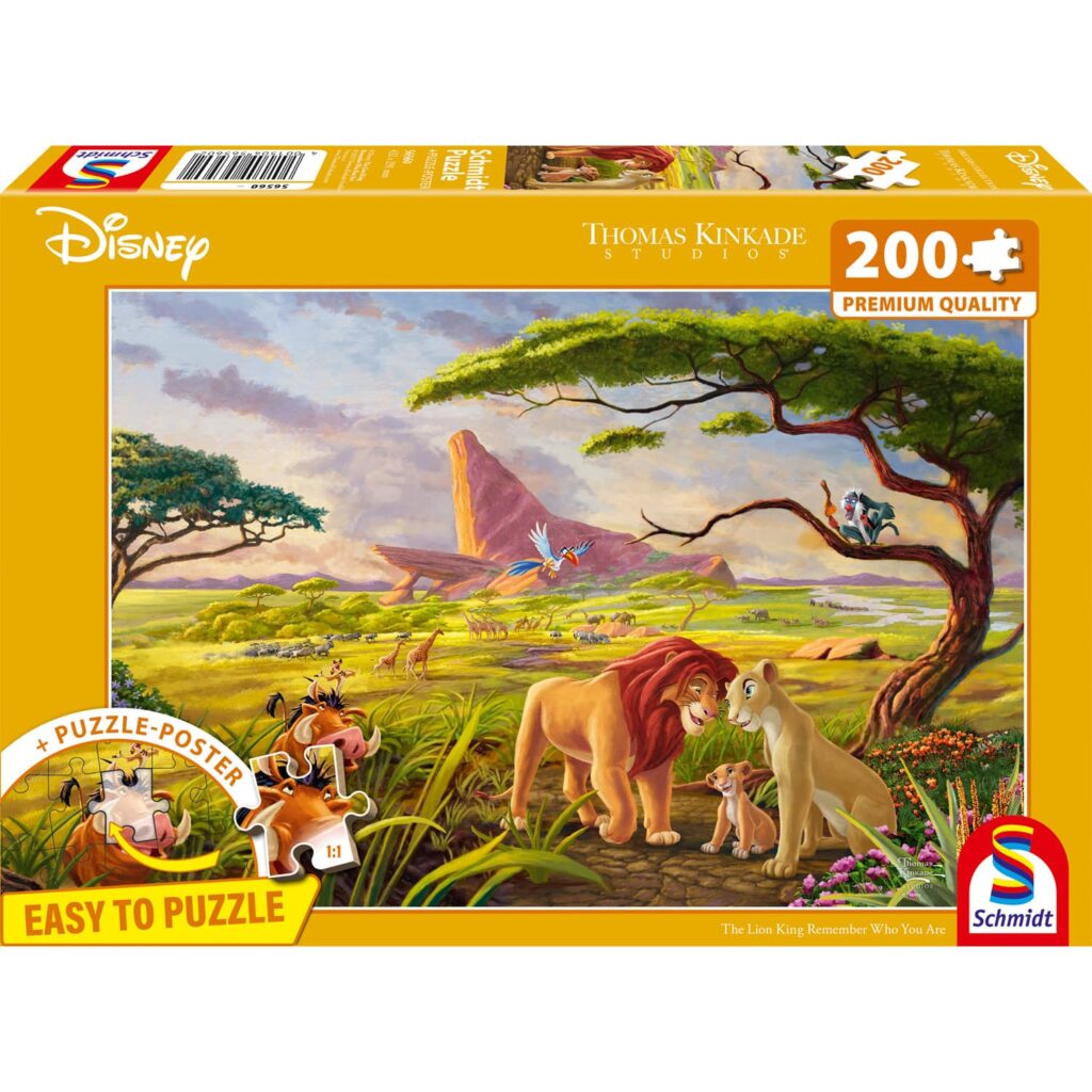 Schmidt Puslespil – Disney: Løvernes Konge 200 brikker