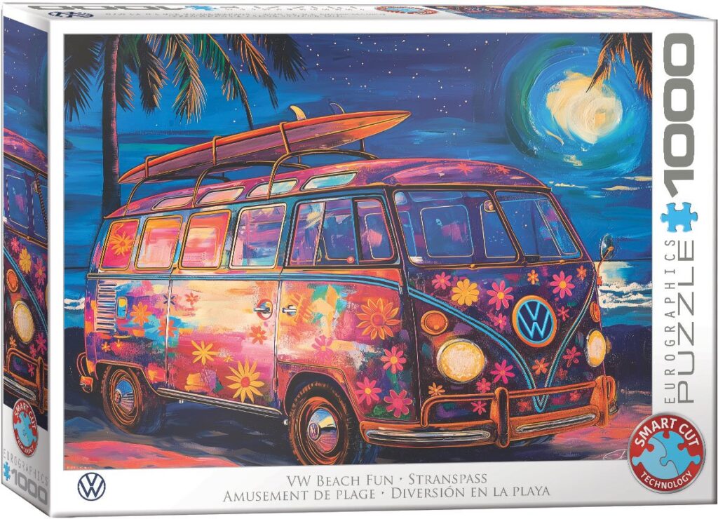 Eurographics Puslespil – VW Beetle Strandkul 1000 Brikker