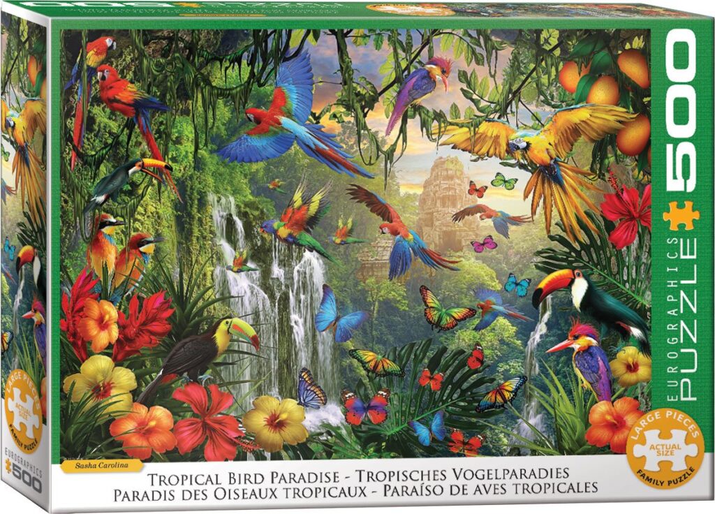Eurographics XXL Puslespil – Tropisk Paradis 500 Brikker