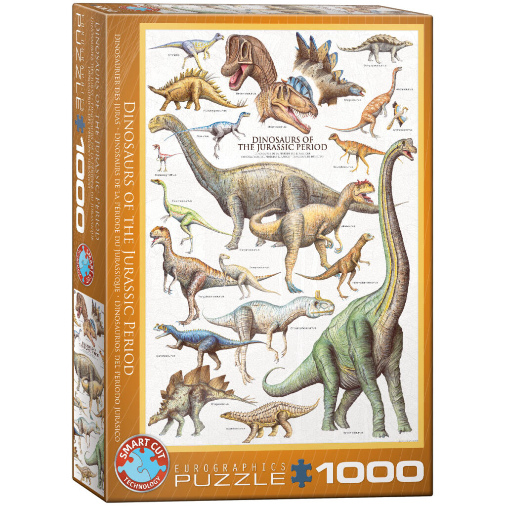 Eurographics Puslespil – Dinosaurier 1000 brikker