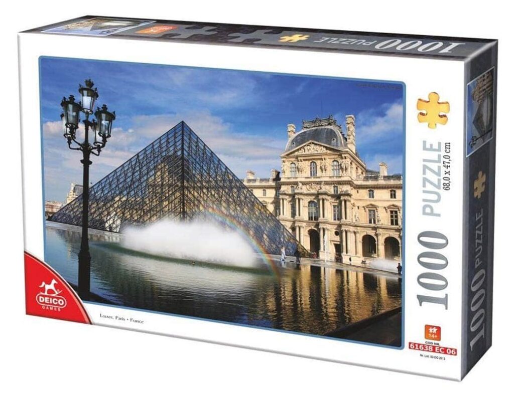 Deico Games Puslespil – Louvren, Paris 1000 brikker