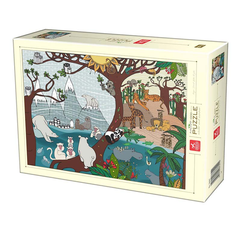 Deico Games Puslespil – Sommer & Vinter 1000 brikker