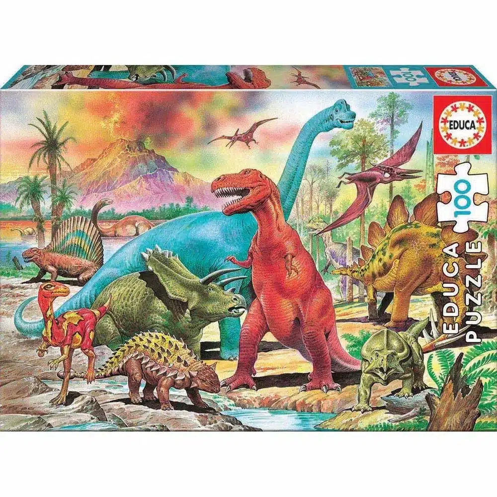 Educa Børnepuslespil – Dinosaurer 100 brikker