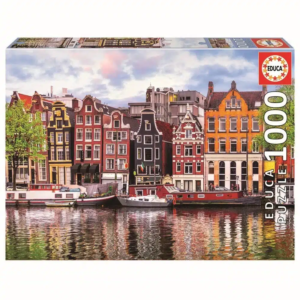 Educa Puslespil – De Dansende Huse i Amsterdam 1000 brikker