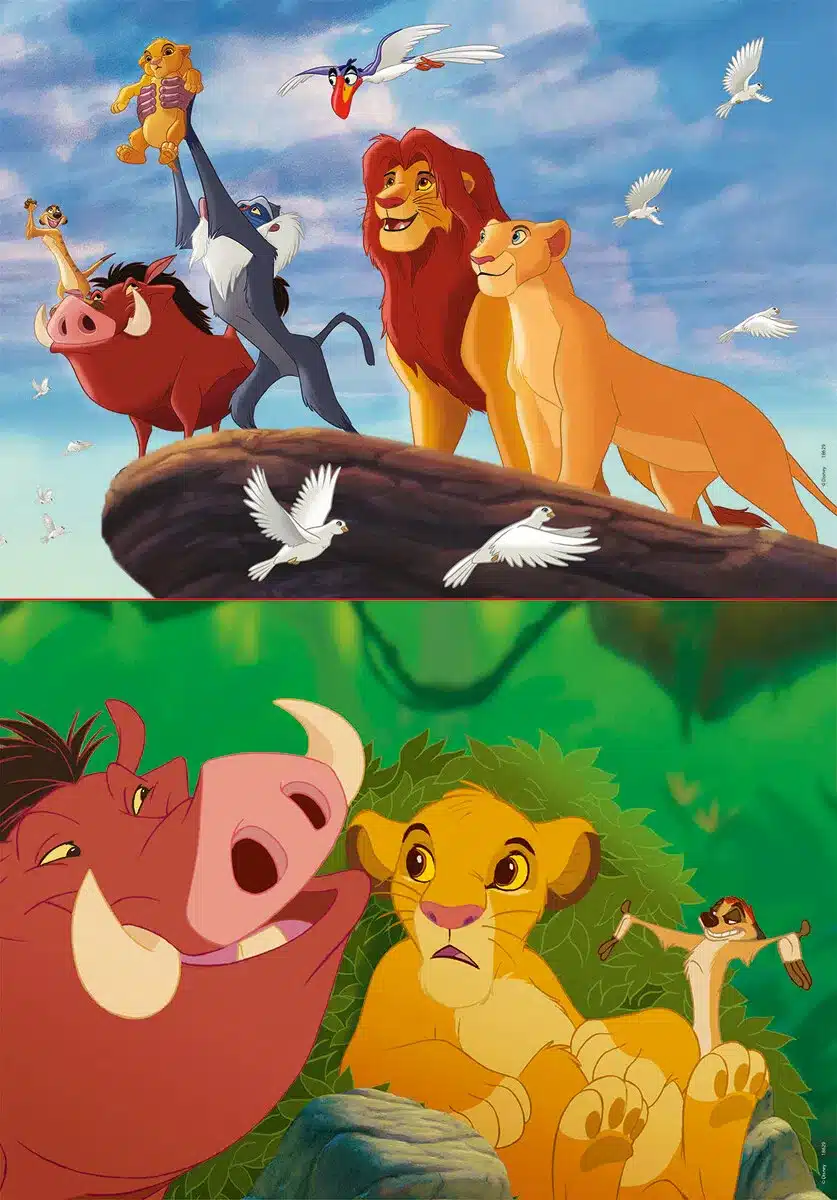 Educa Børnepuslespil – Disney: Løvernes Konge 2×48 brikker - Billede 2
