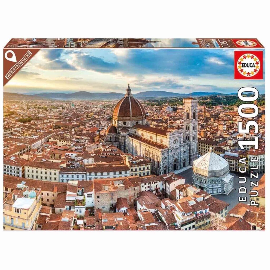 Educa Puslespil – Udsigt over Firenze, Italien 1500 brikker