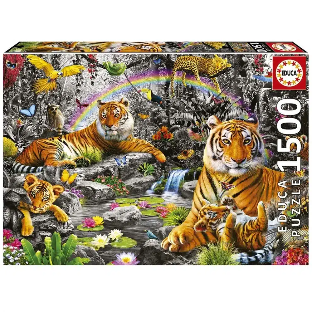 Educa Puslespil – Strålende Jungle 1500 brikker