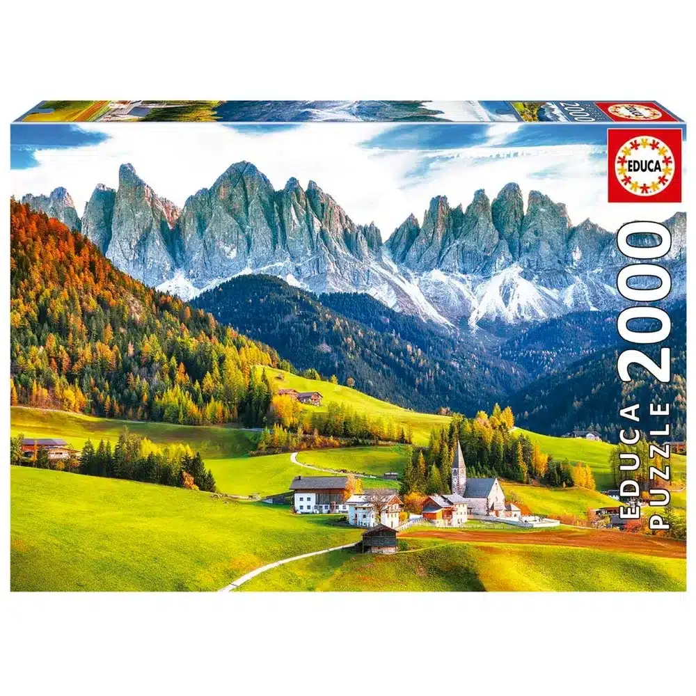 Educa Puslespil – Efterår i Dolomitterne, Italien 2000 brikker