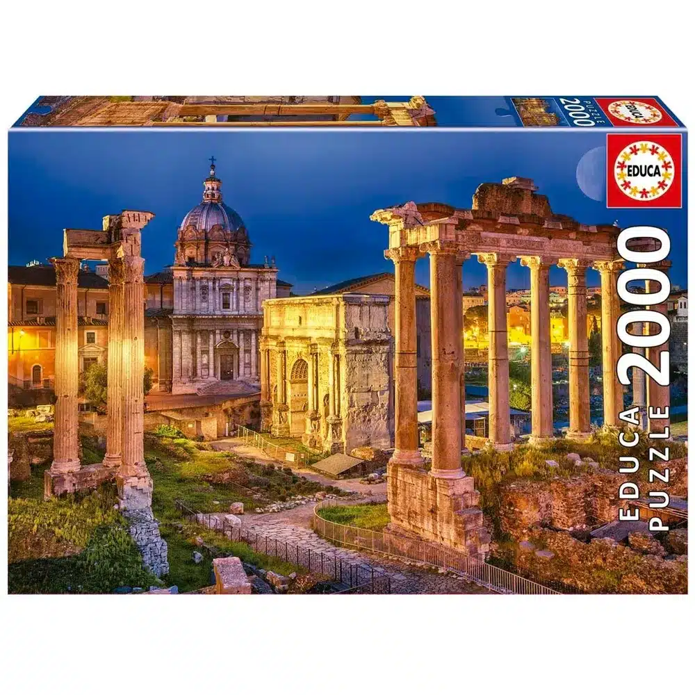Educa Puslespil – Forum Romanum i Rom 2000 brikker