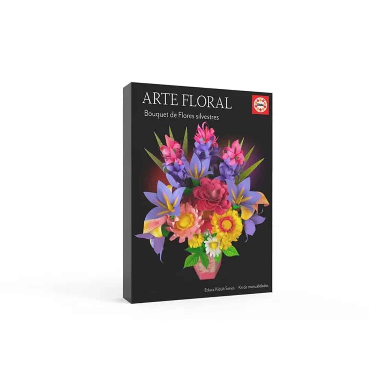 Educa Kreativitetssæt – Blomsterkunstbuket af vilde blomster 37 cm