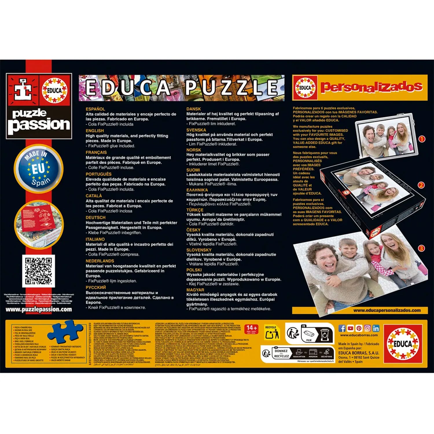 Educa Puslespil – Blomstret Elefant 1000 Brikker - Billede 2