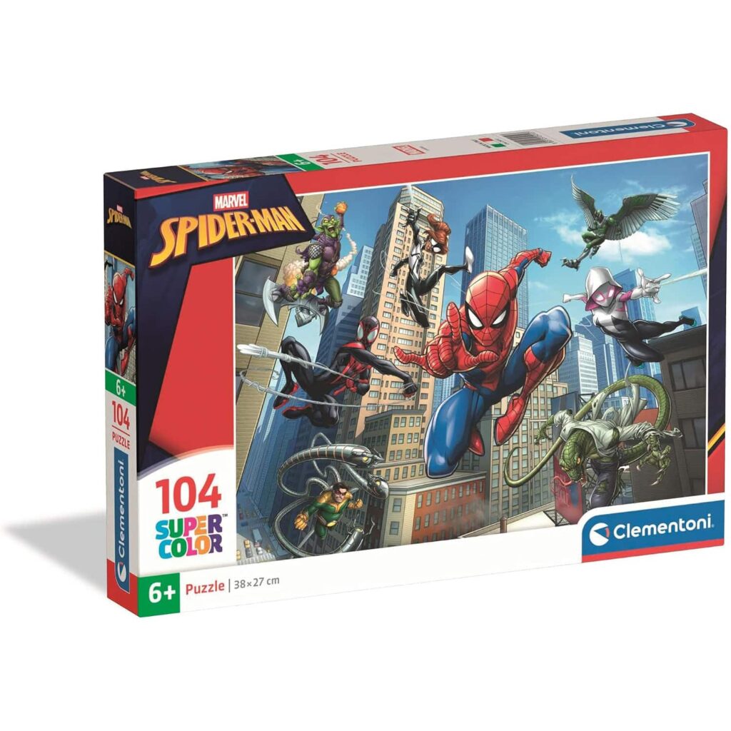 Clementoni Børnepuslespil – Spider-Man 104 brikker