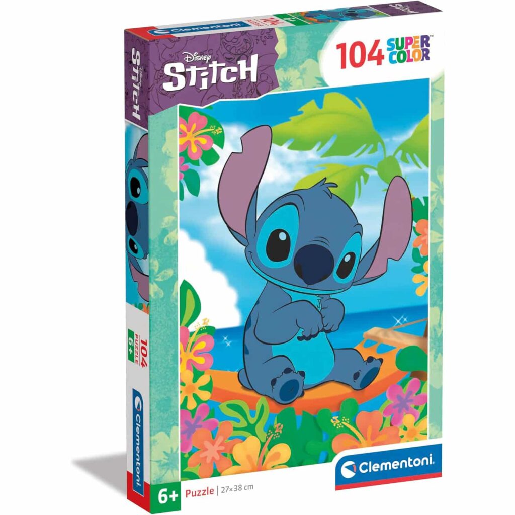 Clementoni Børnepuslespil – Disney Stitch 104 brikker