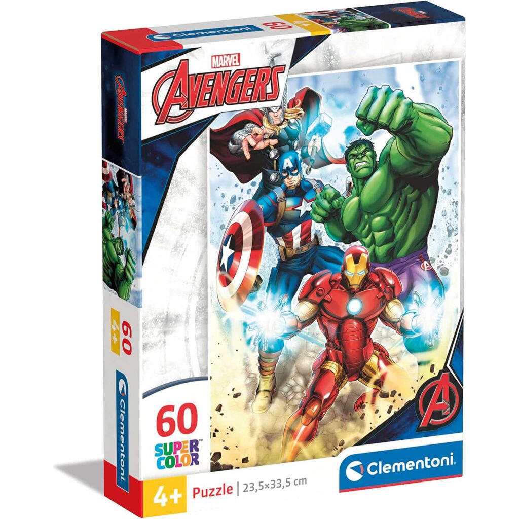 Clementoni Børnepuslespil – Marvel Avengers 60 brikker
