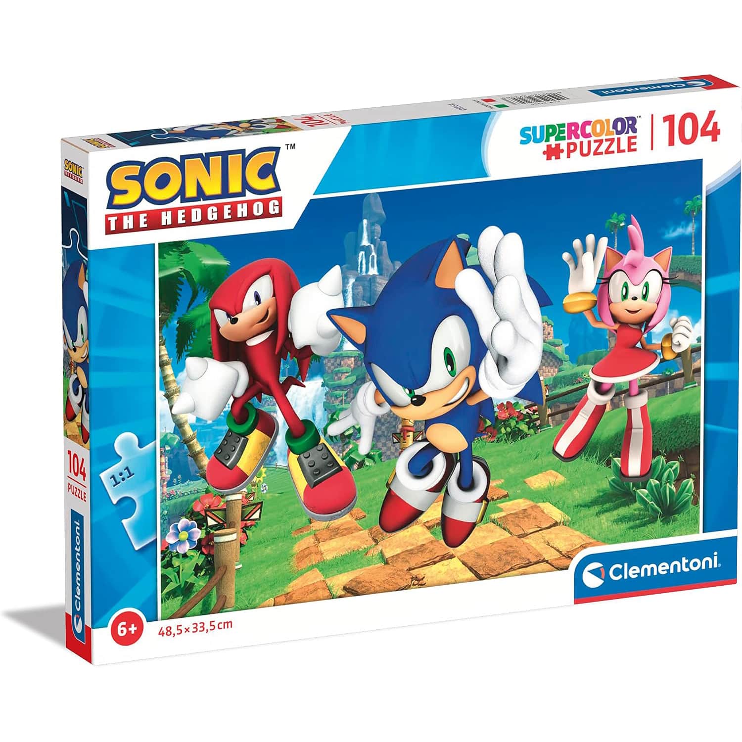 Clementoni Børnepuslespil – Sonic & Venner 104 brikker