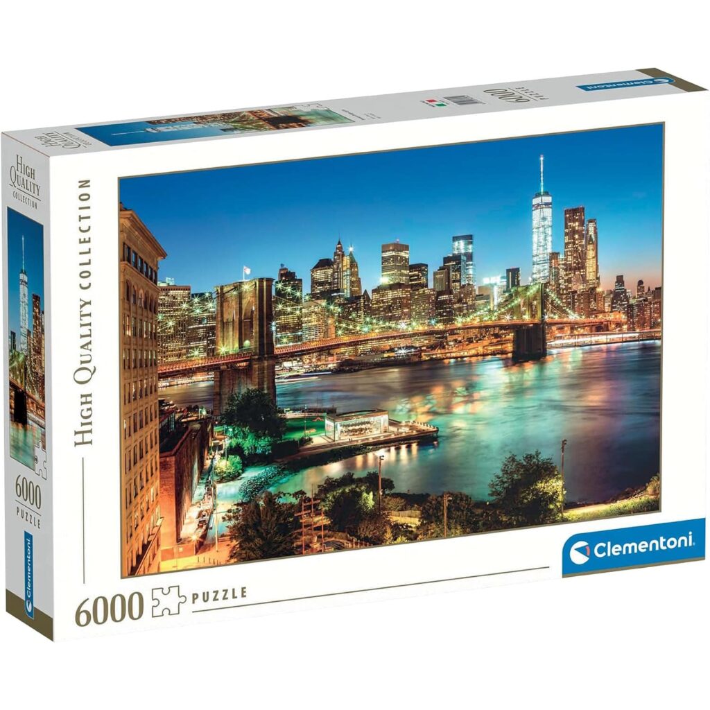 Clementoni Puslespil – Brooklyn Bridge’s lys 6000 brikker