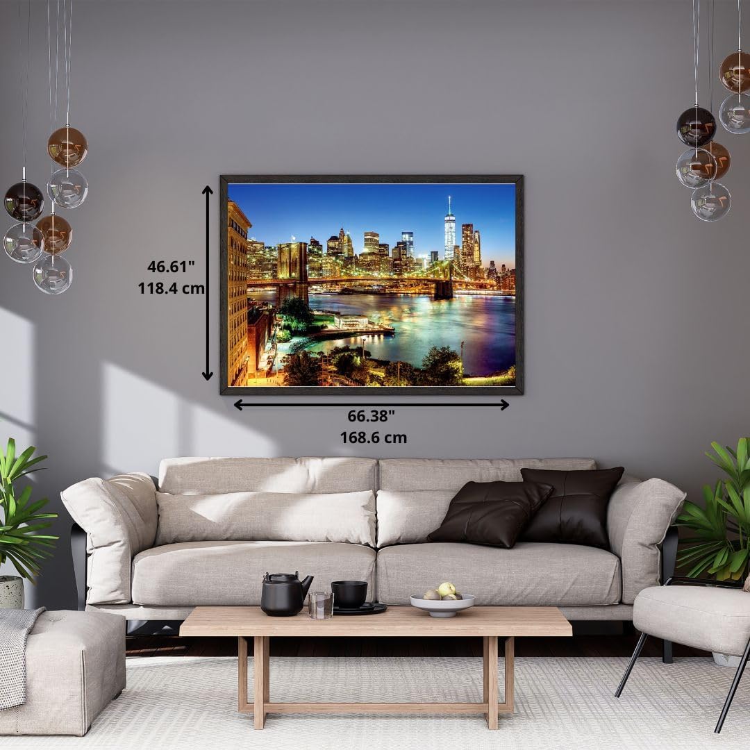 Clementoni Puslespil – Brooklyn Bridge’s lys 6000 brikker - Billede 3