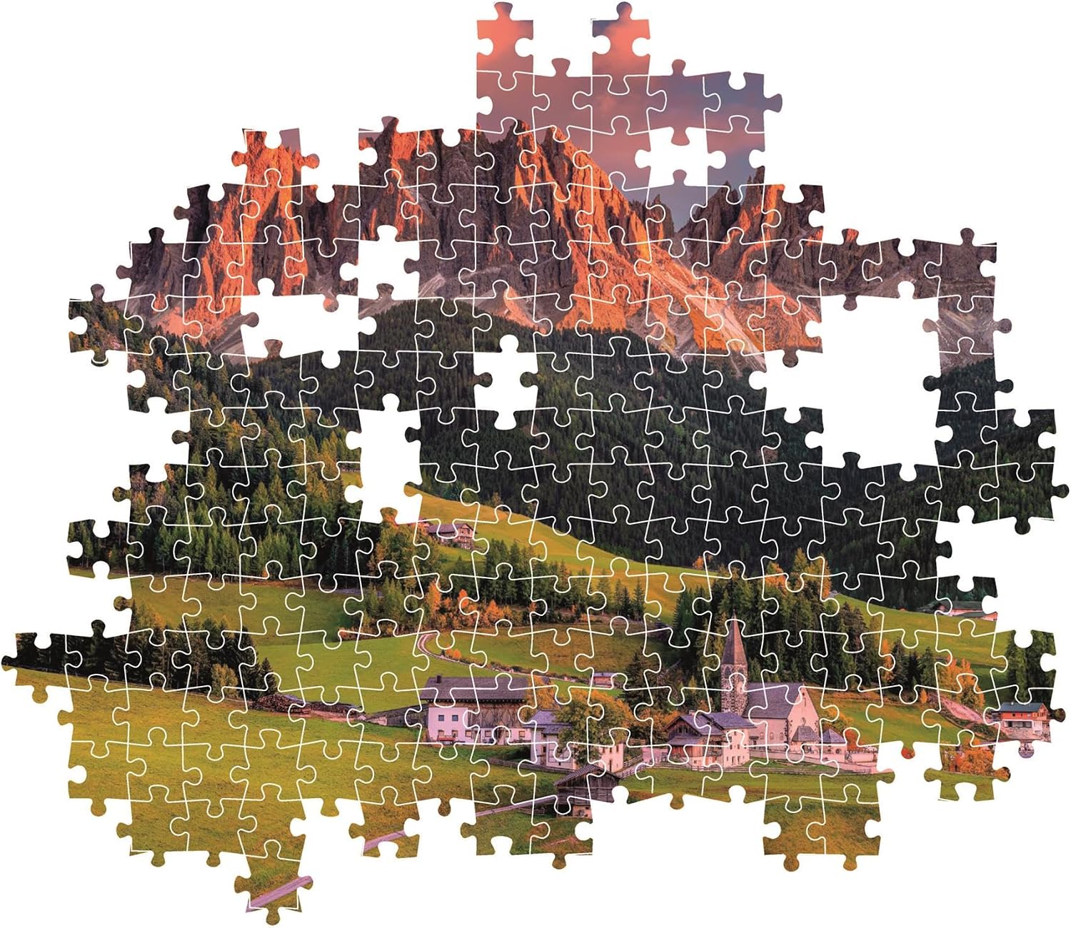 Clementoni Puslespil – Magiske Dolomitterne 1000 brikker - Billede 3