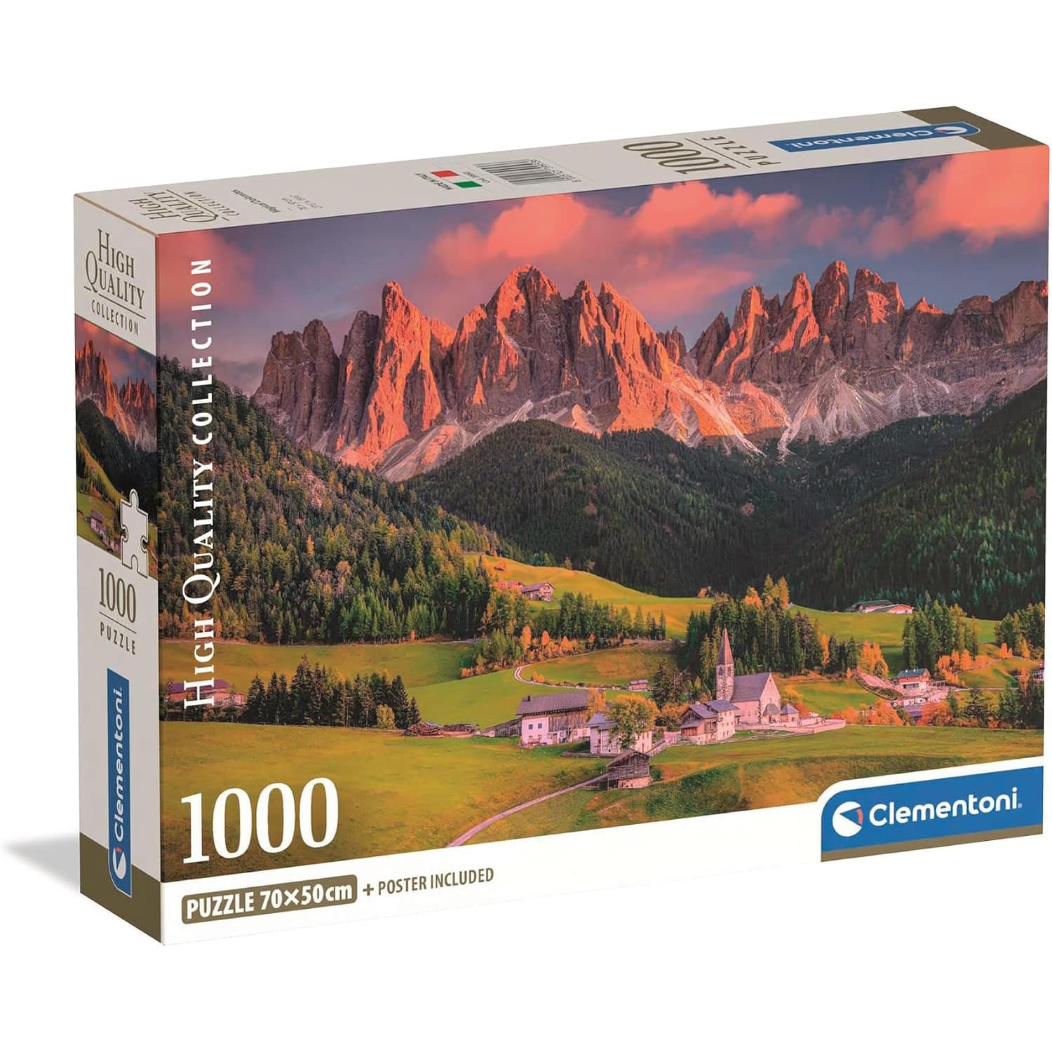 Clementoni Puslespil – Magiske Dolomitterne 1000 brikker