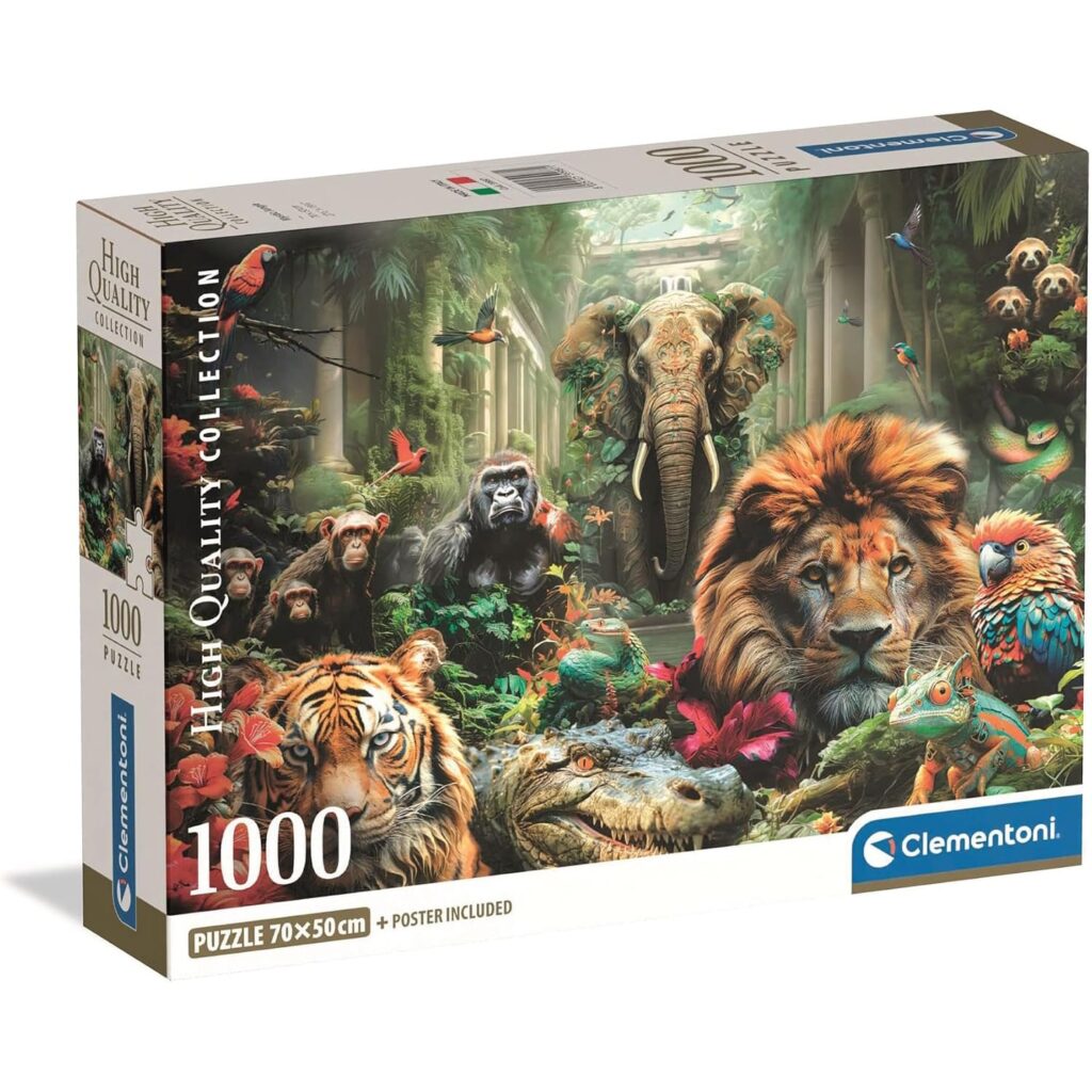Clementoni Puslespil – Mystisk jungle 1000 brikker