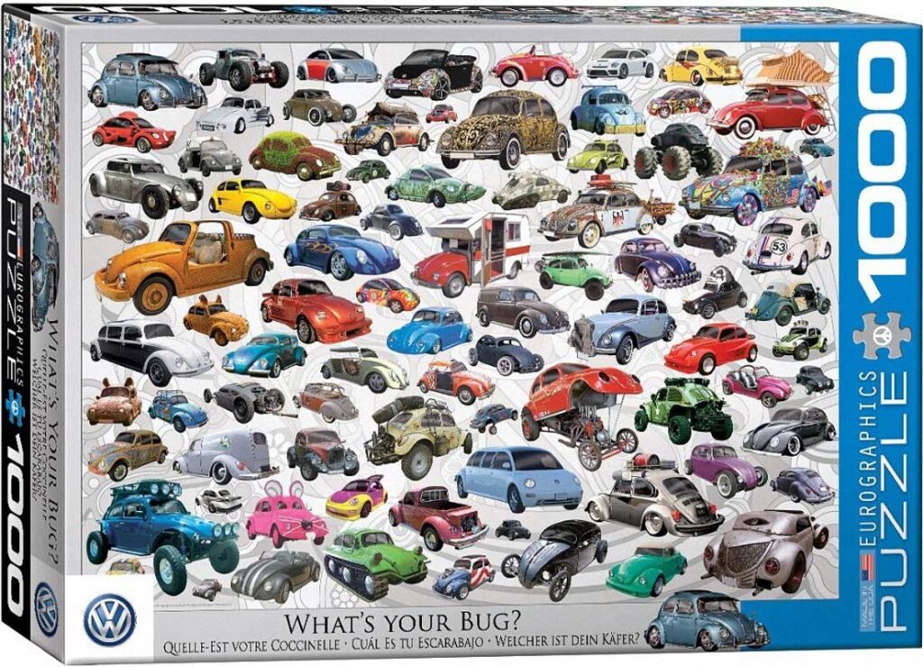 Eurographics Puslespil – VW Beetle Bubblan collage 1000 brikker