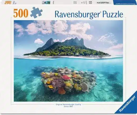 Ravensburger Puslespil – Bora Bora i Fransk Polynesien 500 brikker