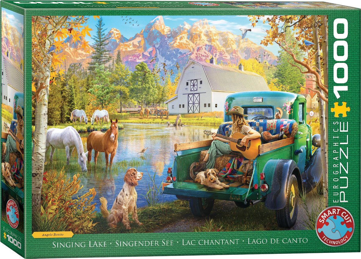 Eurographics Puslespil – Bonito: Singing Lake 1000 Brikker - Billede 3