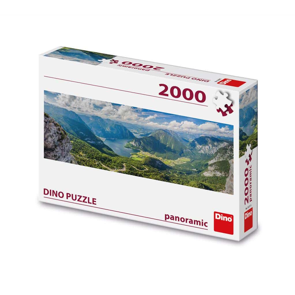 Dino Panoramapuslespil – Udsigt over Alperne 2000 brikker