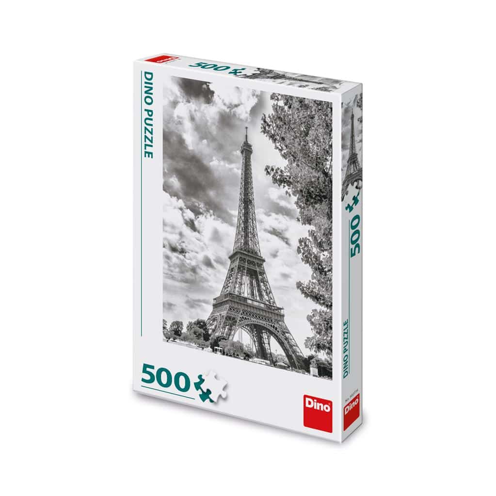 Dino Puslespil – Black & White: Eiffeltårnet, Paris 500 brikker