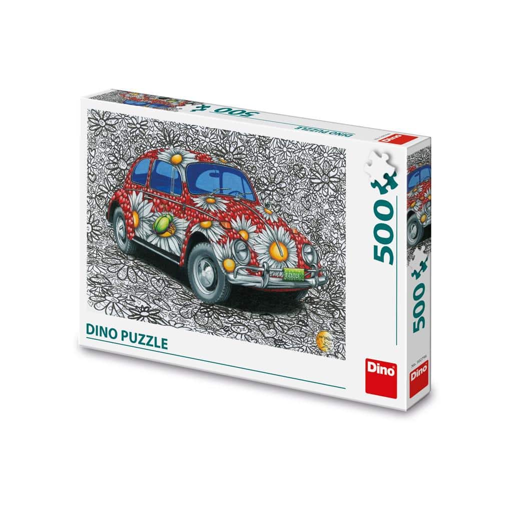 Dino Puslespil – Malet VW-boble 500 brikker