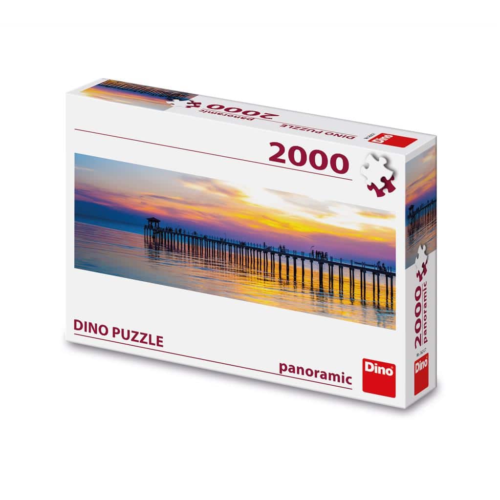 Dino Panoramapuslespil – Thailandbugten ved solnedgang 2000 brikker