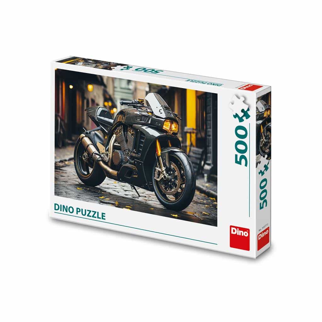 Dino Puslespil – Motorcykel i Rom 500 brikker